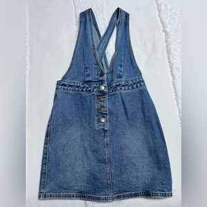 BillaBong Jean skirt overall. Size medium